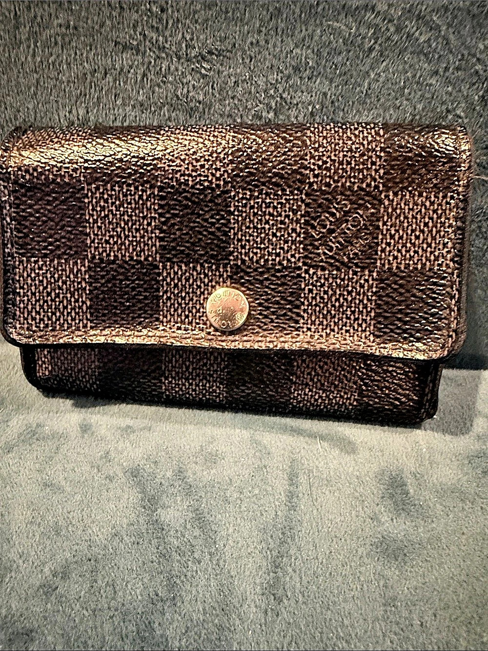 Louis Vuitton Key Pouch Damier Black